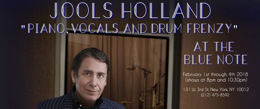 Jools Holland Plays First U.S. Dates In 20 Years