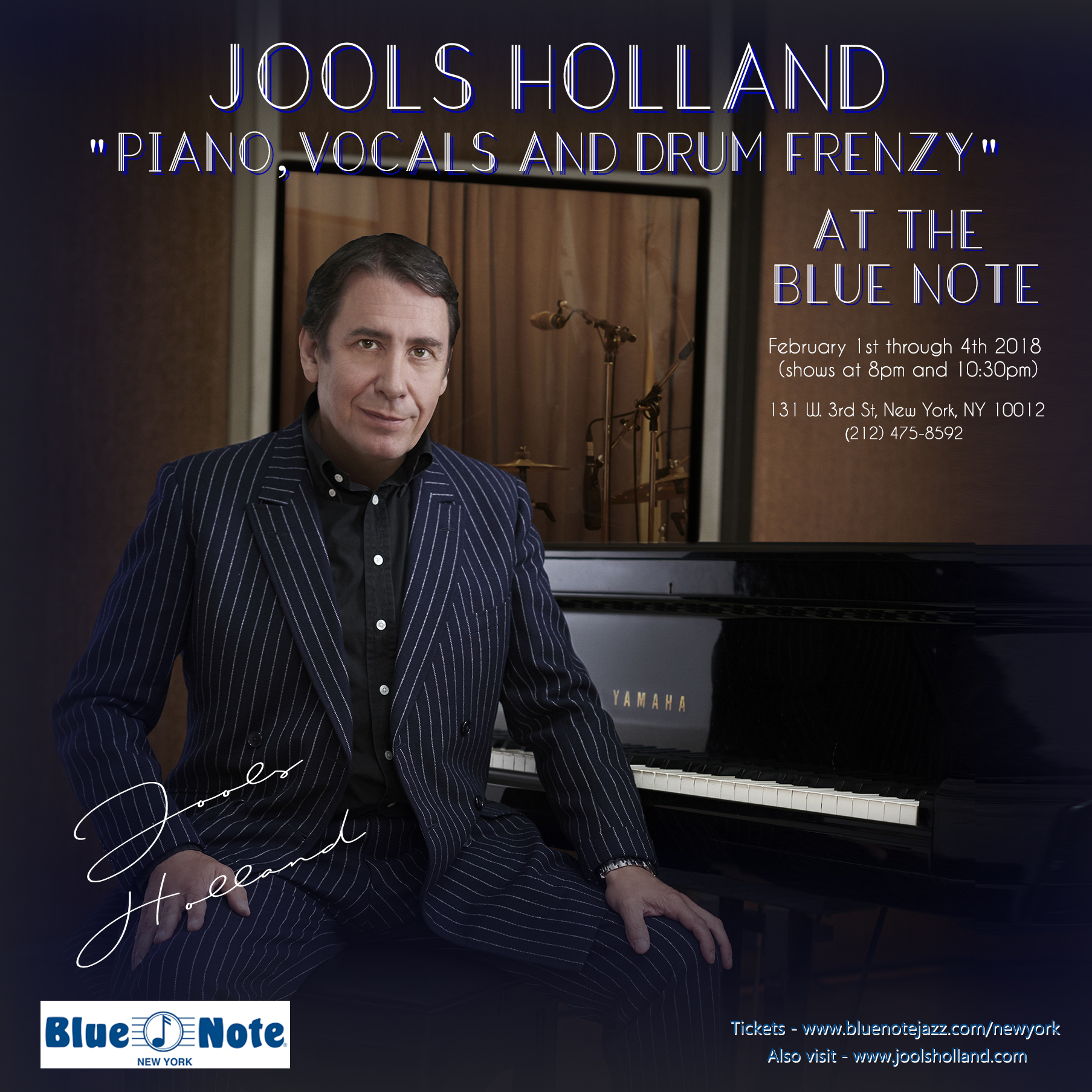 Jools Holland Plays First U.S. Dates In 20 Years CelebrityAccess