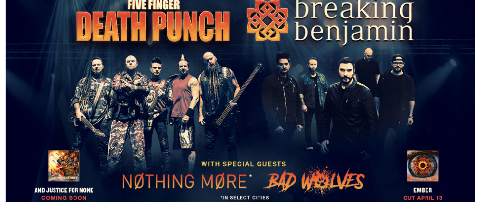 Five Finger Death Punch, Breaking Benjamin Announce Co-Headlining Tour