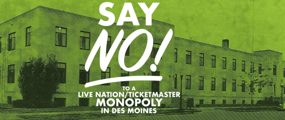Live Nation Wants Des Moines Venues, Sees Pushback