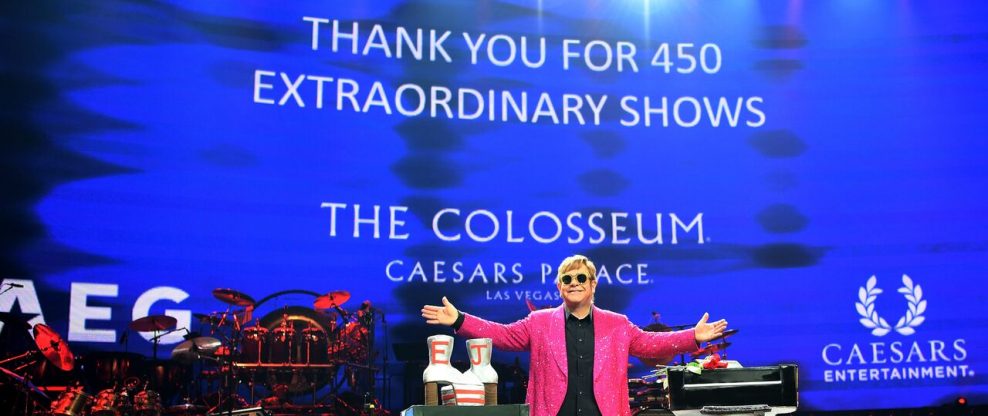 Elton John Takes Final Bow At Caesar's Palace As 'The Million Dollar Piano' Residency Comes To A Close