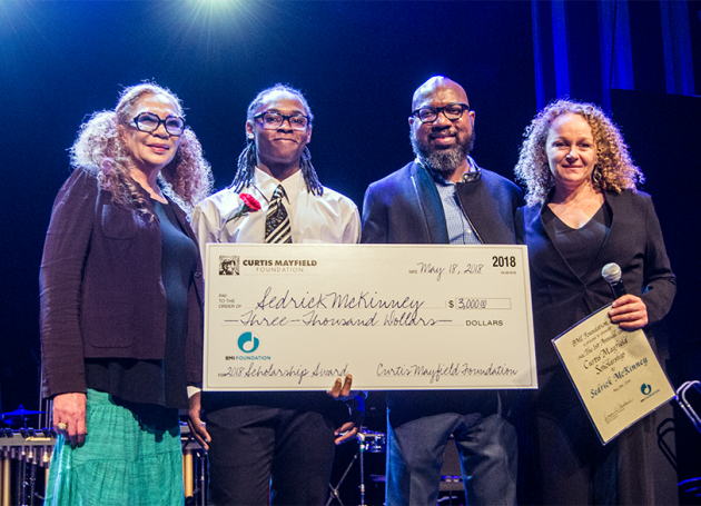 First Curtis Mayfield Scholarship Awarded To Sedrick McKinney
