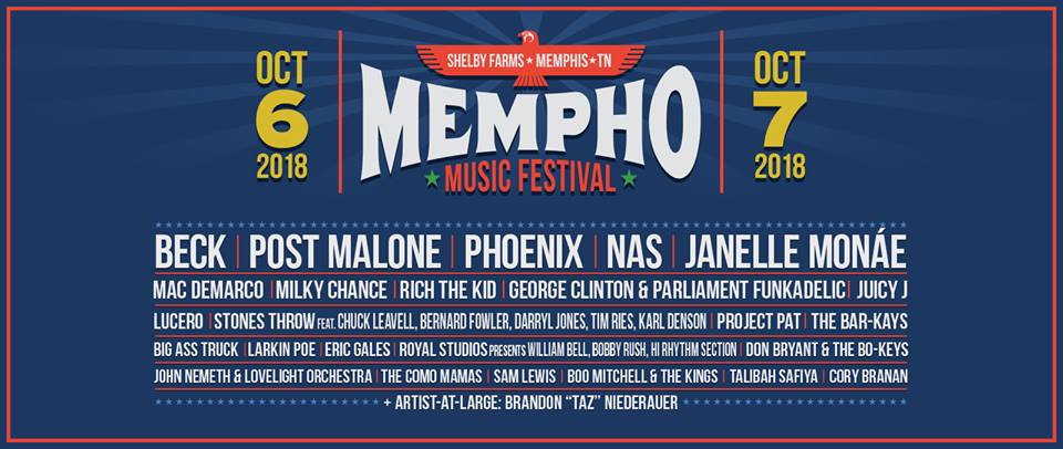 Mempho Music Festival Announces 2018 Lineup