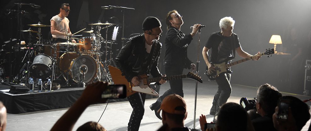U2 Dedicates Song To Anthony Bourdain At Intimate NYC Show