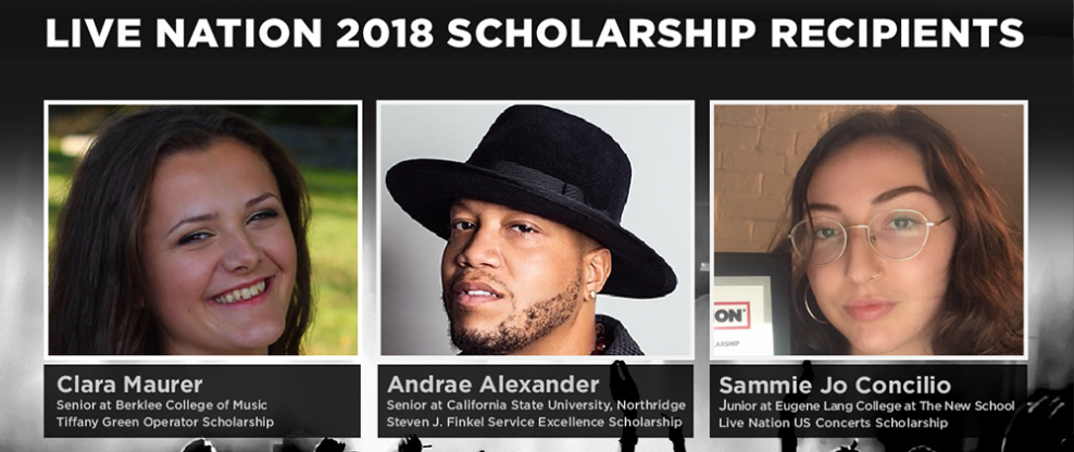 Live Nation Announces Scholarships For Students Pursuing Concert Industry Careers