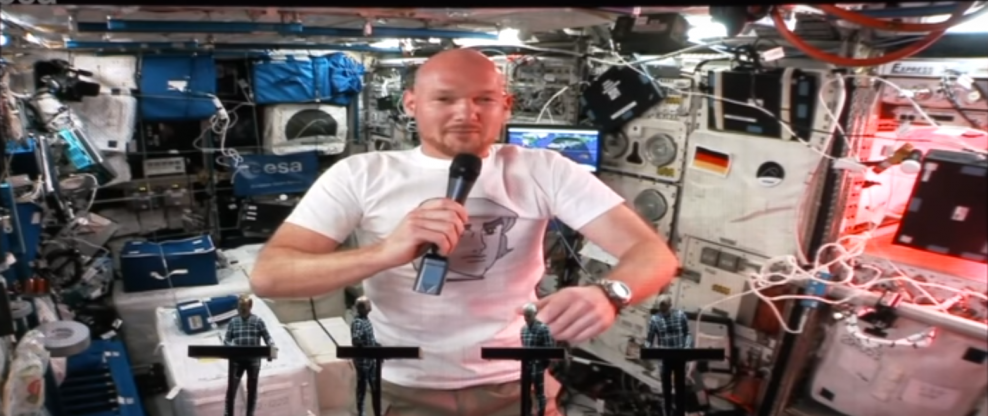 Kraftwerk Plays Song, Live, With Astronaut In Space (Video)