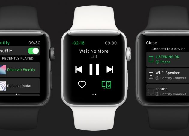 Spotify Launches App For Apple Watch