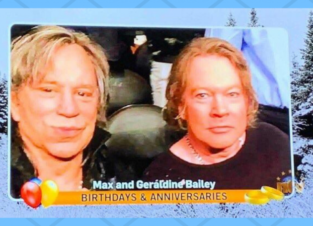 Prankster Gets Mickey Rourke / Axl Rose Photo Onto Canadian Local News