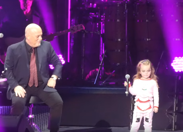 Billy Joel Upstaged By 3-Year-Old Daughter
