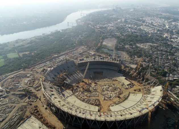 World's Largest Cricket Stadium Under Way In India