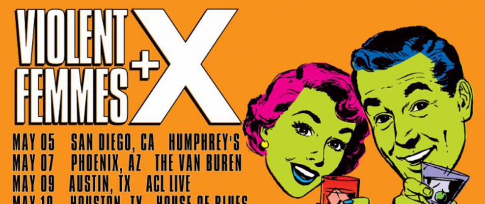 Violent Femmes + X Announce Spring Co-Headline Tour