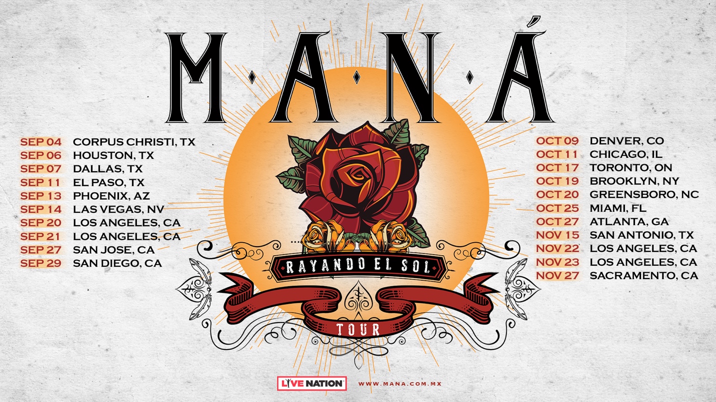 Maná announces concert residency in Los Angeles