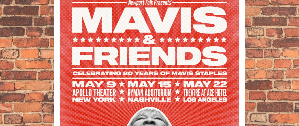 Mavis Staples & Friends To Play Three Shows