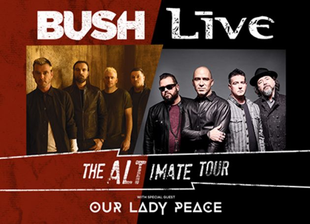 +LIVE+ And BUSH Celebrate 25th Anniversary Of Iconic Albums 'Throwing Copper' And 'Sixteen Stone' With Co-Headline Tour