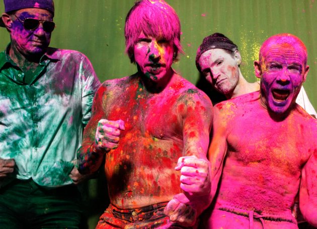 Red Hot Chili Peppers At The Giza Pyramids (Watch Here)