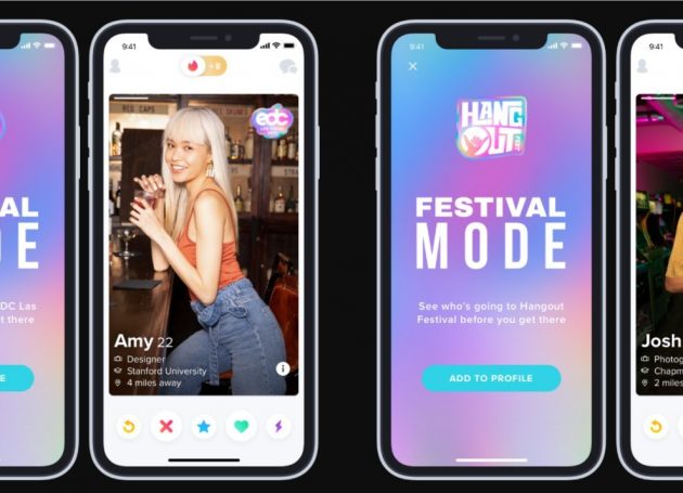 Tinder Launches ‘Festival Mode’ For People Looking To Hookup At Music Festivals This Summer