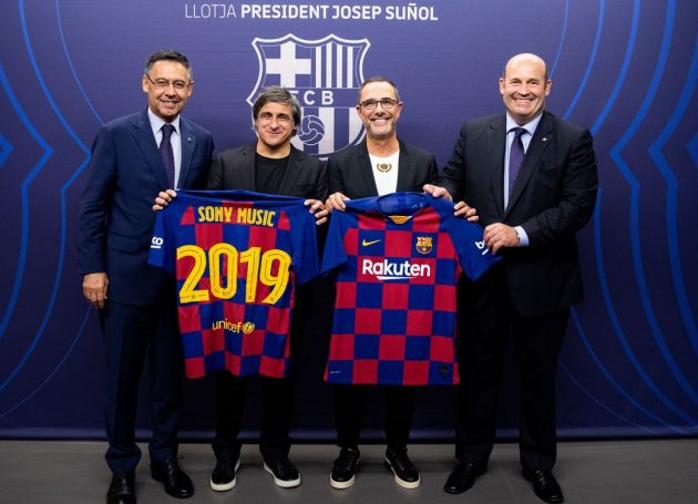 Sony Music and FC Barcelona Ink Deal Combining Music and Soccer Stars