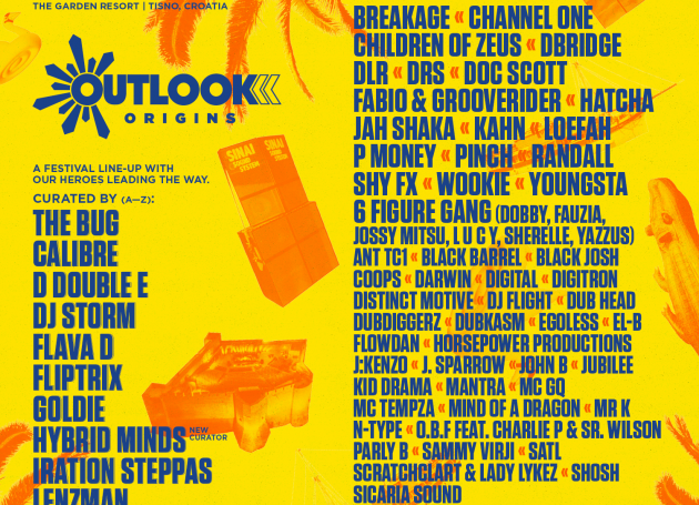 Outlook Origins Reveals First Wave of Artists For 2020 Edition: Shy FX, dBridge, Wookie, Youngsta & More