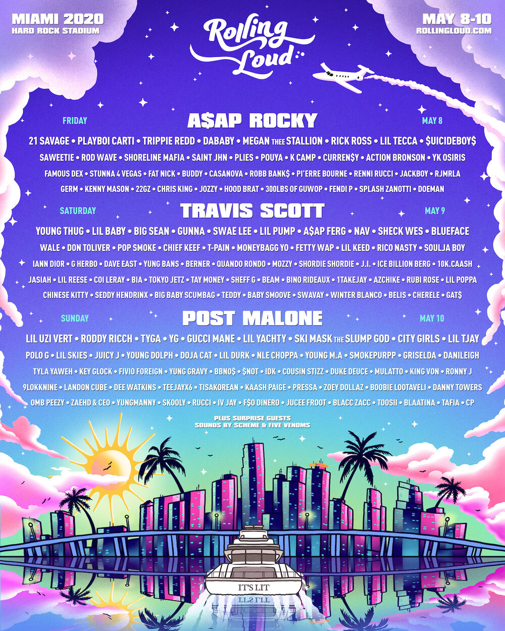 Kid Cudi and 21 Savage to Headline Hard Summer Music Festival in