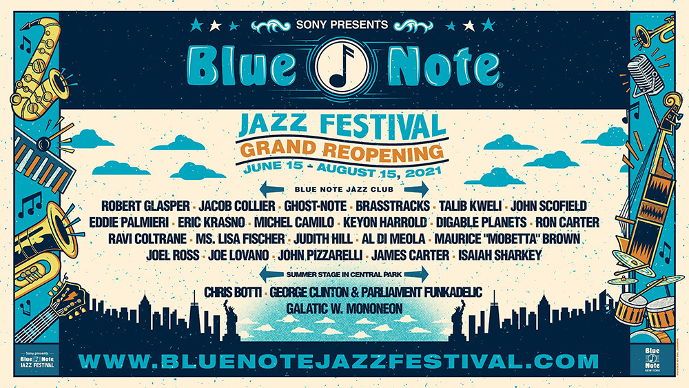 New York S Blue Note Jazz Club To Host The Sony Presents Blue Note Jazz Festival As It Reopens In June Celebrityaccess - roblox radio jazz