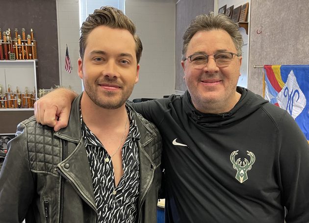 Alex Hall and Vince Gill