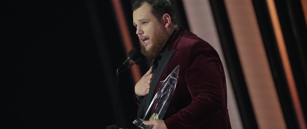 Luke Combs Wins Entertainer Of The Year At The 55th Annual CMA Awards