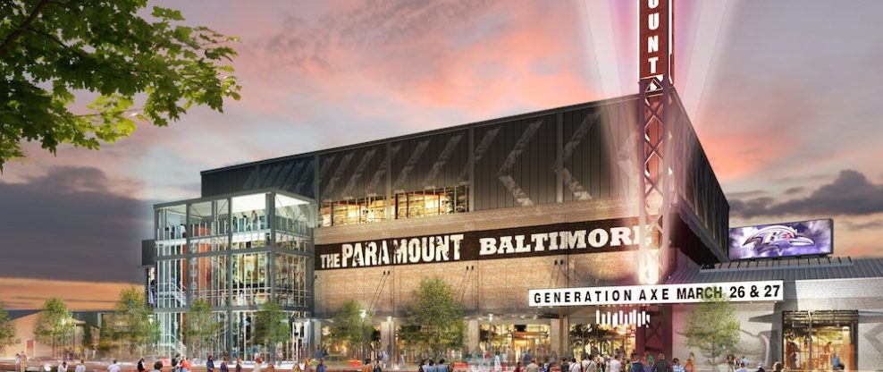 New Music and Entertainment Venue The Paramount Baltimore Under Construction