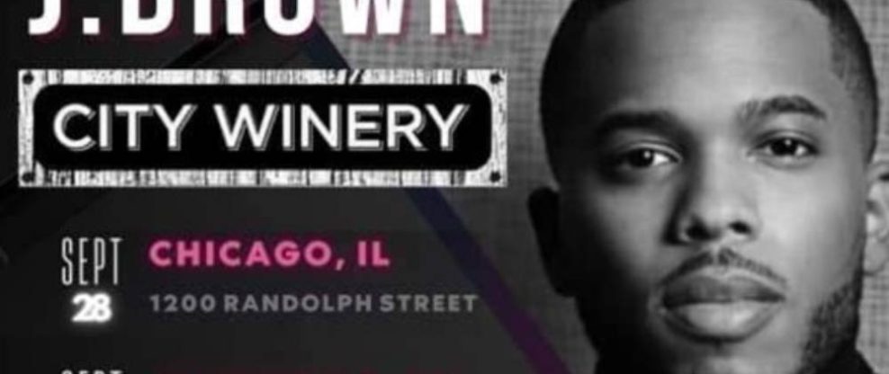 Chart-Topping Artist J. Brown Announces City Winery 'Chapter & Verse' Tour With Mariah. As Support