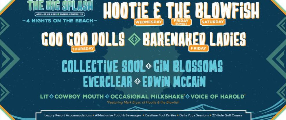 Hootie & the Blowfish Announce 'Hootiefest: The Big Splash' with Goo Goo Dolls, Barenaked Ladies and More