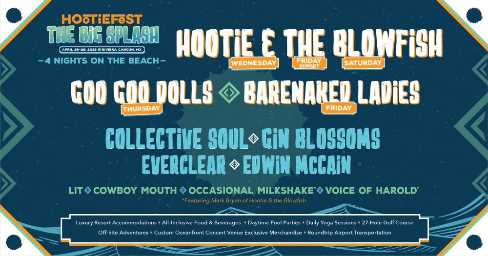 Hootie & the Blowfish Announce 'Hootiefest: The Big Splash' with