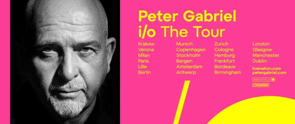 Peter Gabriel's I/O tour