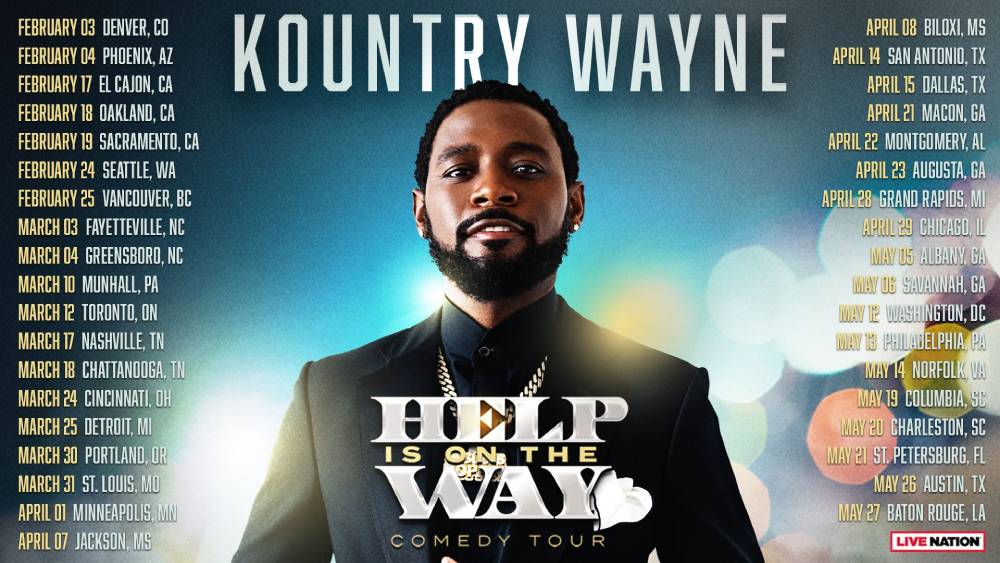 Kountry Wayne Announces Help Is On The Way Comedy Tour For 2023