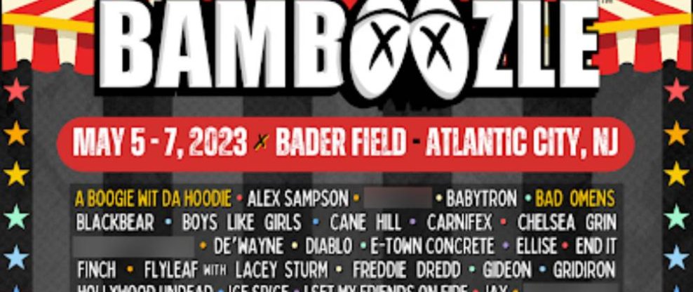 Bamboozle Fest Is On Since Last Fest in 2012 - Announces 2023 Lineup With blackbear, The Driver Era, Limp Bizkit, Trippie Redd, & More