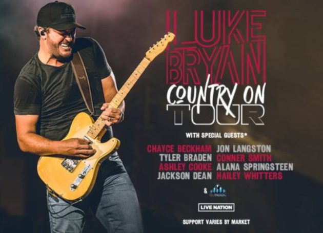 Luke Bryan Announces 'Country on Tour' Headlining Trek For 2023 With Guests Chayce Beckham, Tyler Braden, & More