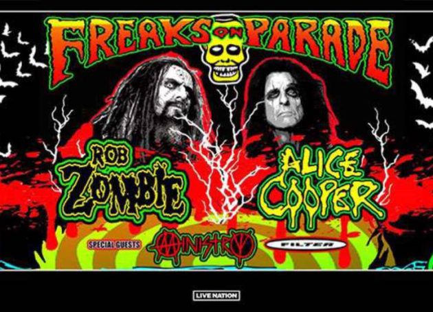 Rob Zombie and Alice Cooper Join Together to Announce the 'Freaks on Parade' Tour for 2023