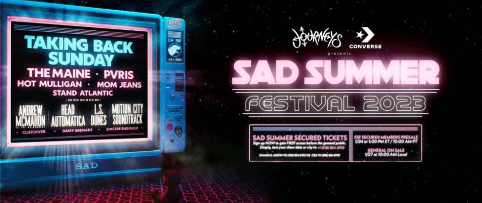 Sad Summer Announces 2023 Lineup With The Maine, PVRIS, Daisey Grenade, and More