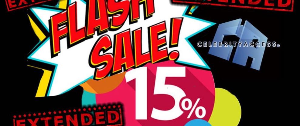 SALE EXTENDED! - Get 15% Off Of Your CelebrityAccess Subscription Price With Our March Flash Sale