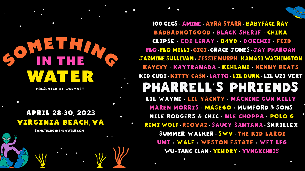 Pharrell Williams' Something In The Water Music Festival Will