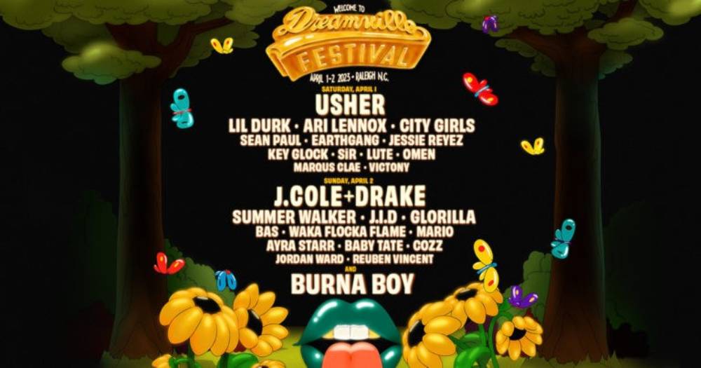 J Cole Festival 2025 Lineup Poster