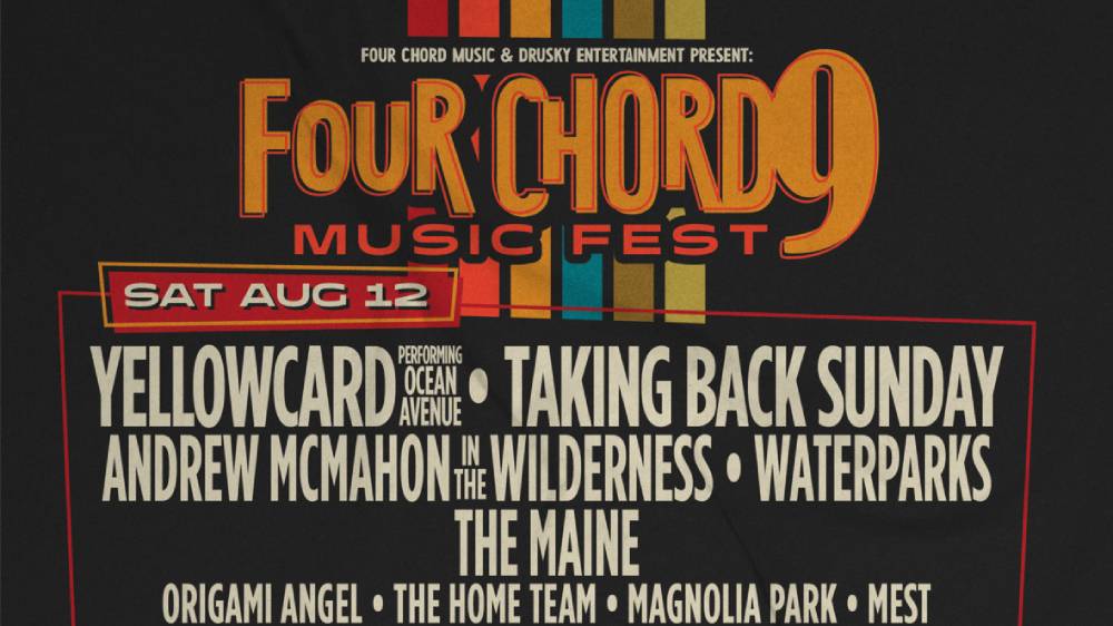 Four Chord Music Festival Announces Lineup With Yellowcard, Taking Back Sunday, The Gaslight Anthem & More