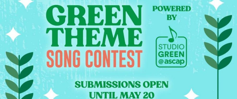 Studio Green @ ASCAP Launches Song Contest to Celebrate Earth Day