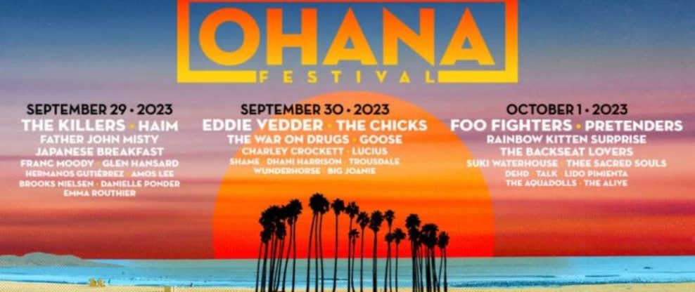 Ohana Festival Announces Lineup With Eddie Vedder, Foo Fighters, The Killers & More
