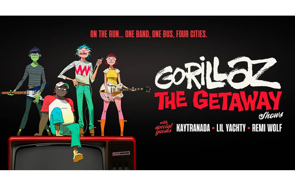 Gorillaz Announce 'The Getaway' On the Run ... One Band, One Bus, Four Cities With Kaytranada, Lil Yachty & Remi Wolf