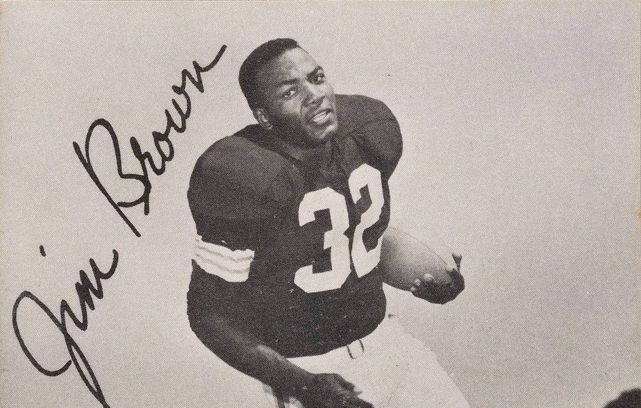 Jim Brown Cleveland Browns Autographed 1964 NFL Champions Day