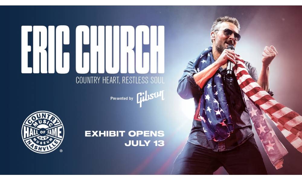 Country Music Hall of Fame & Museum Set To Open 'Eric Church: Country Heart, Restless Soul' Exhibition