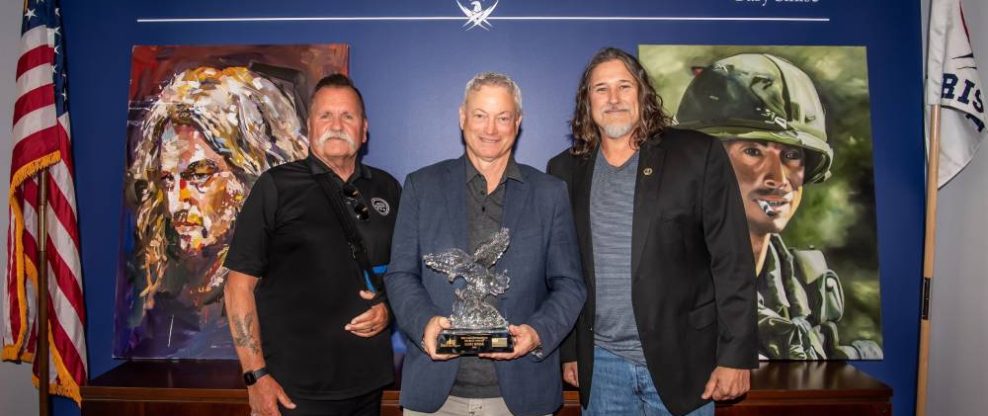 Actor Gary Sinise Formally Accepts The Charlie Daniels Patriot Award