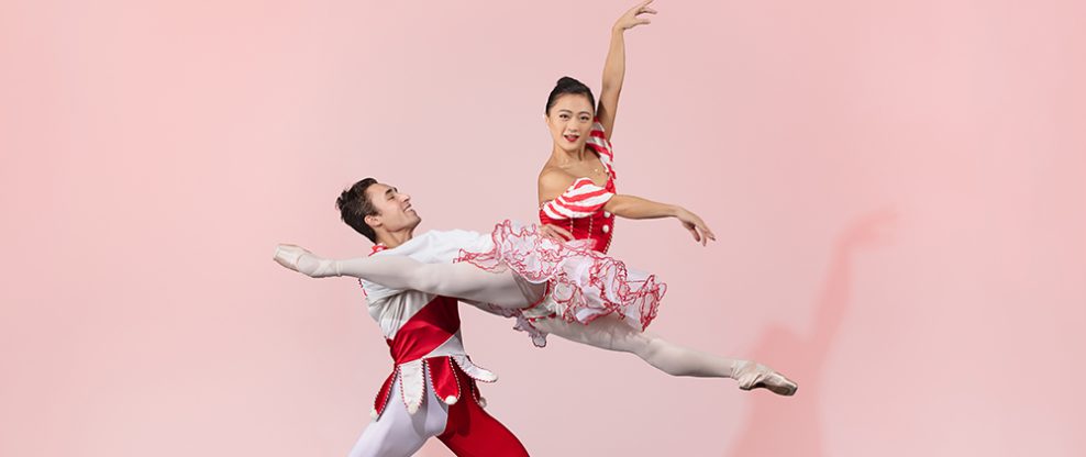 Sacramento Ballet dancers Wen Na Robertson and Wyatt McConville-McCoy.