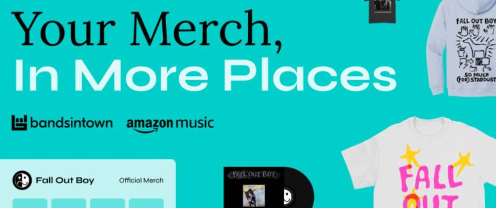 Bandsintown and Amazon Music Join Forces To Help Artists Sell More Merch