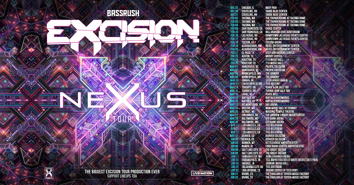 Excision Announces North American Tour - CelebrityAccess