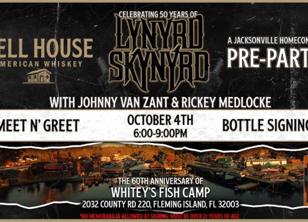 Lynyrd Skynyrd Hosts A Bottle Signing To Launch Their Custom Hell House Whiskey Brand
